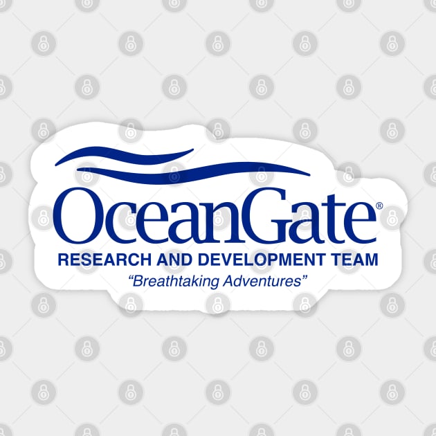 Oceangate Submarines Research And Development Team Sticker by TrikoGifts